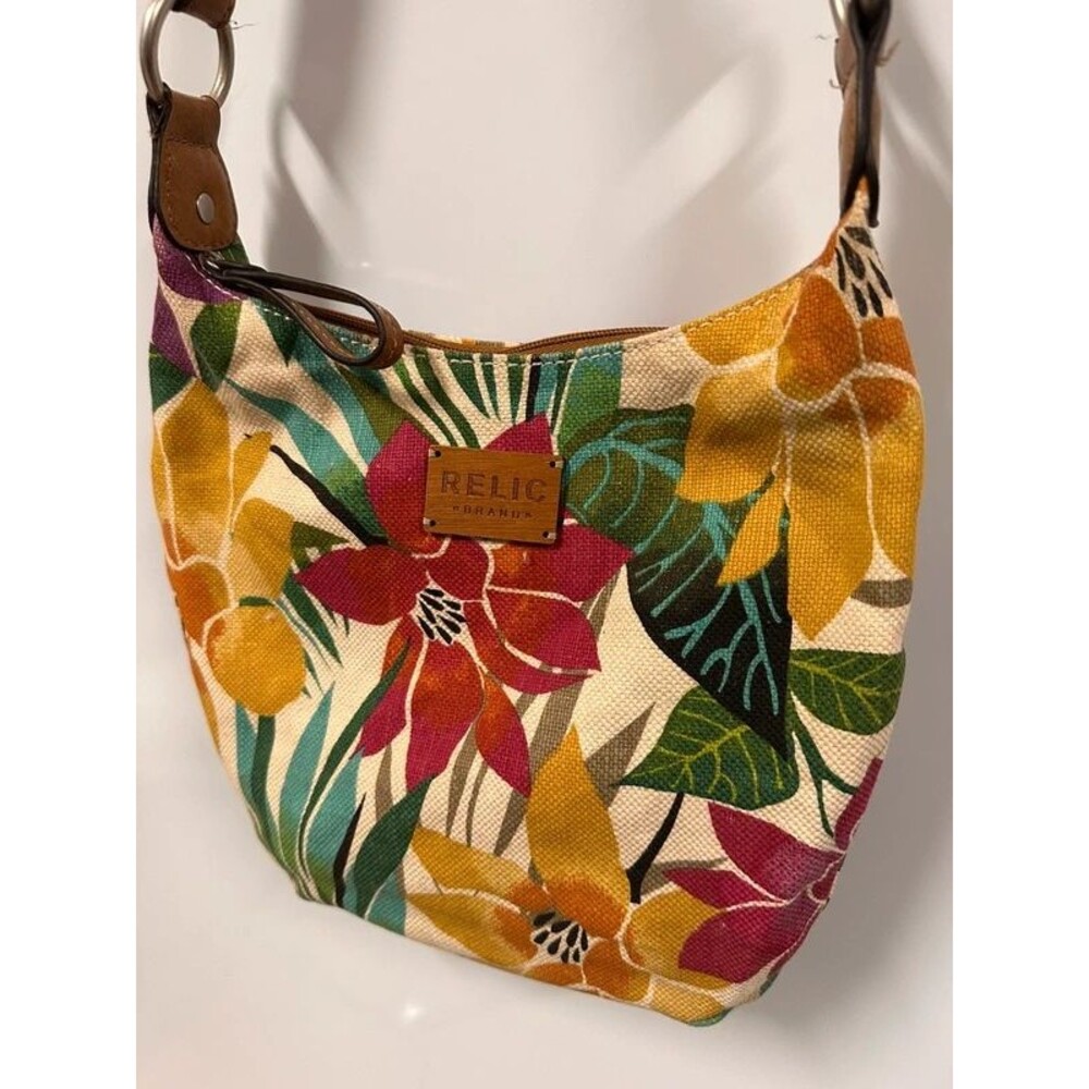Relic Hawaiian Tropical Floral Crossbody Purse, Adjustable Strap